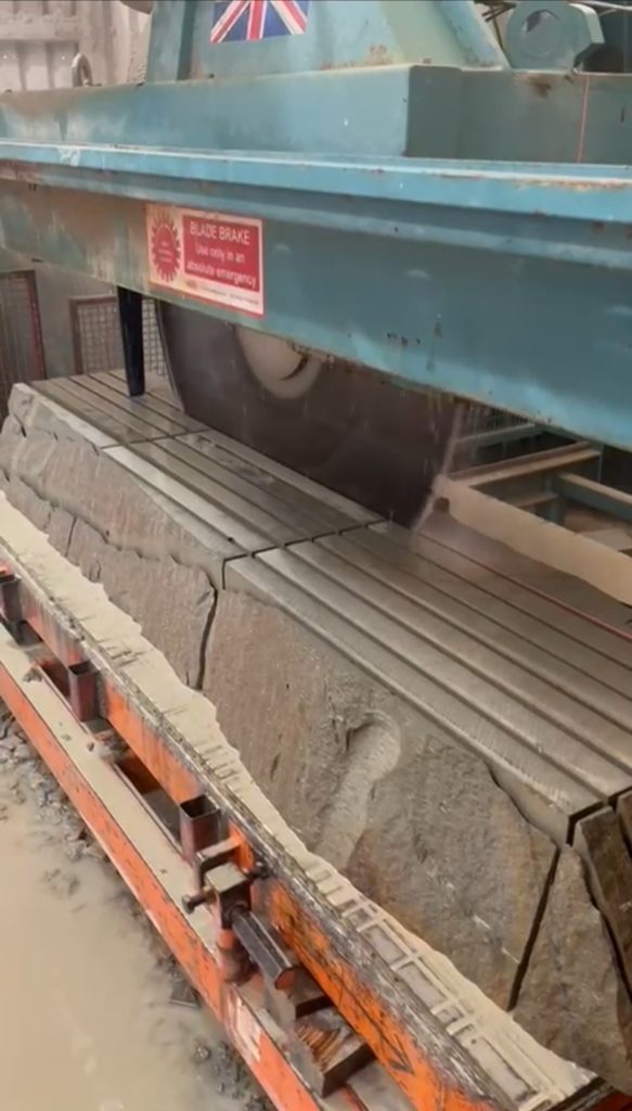 BH Saw cutting paving