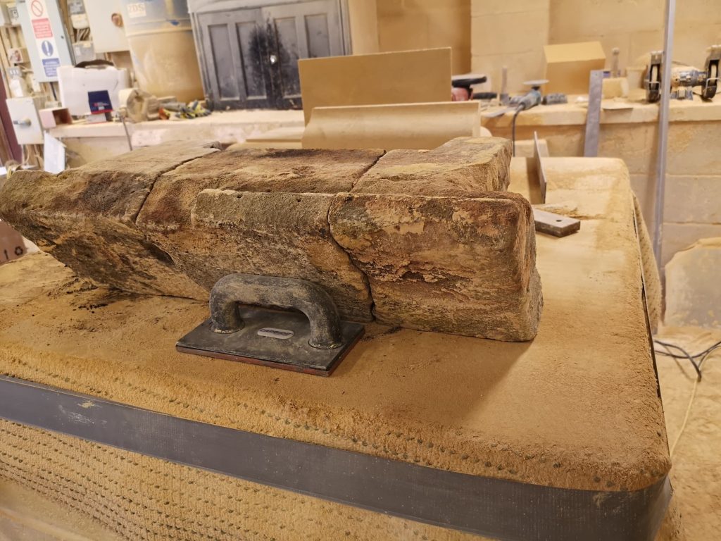Old Chimeny close up in masons workshop