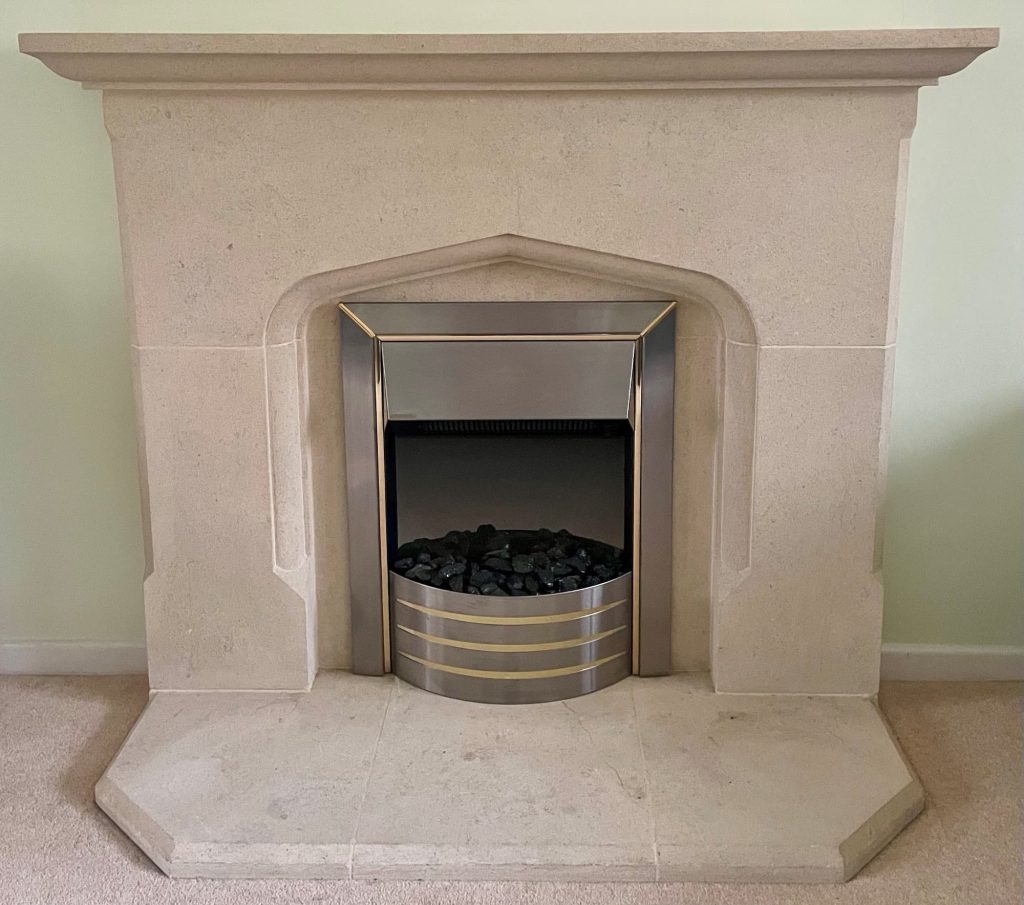 The Castlett fireplace - customers hoe